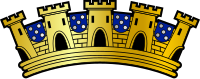 Mural Crown For Administrative Regions Portugal