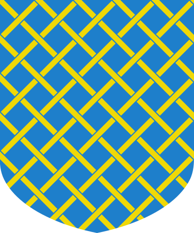 Fretty azure and or
