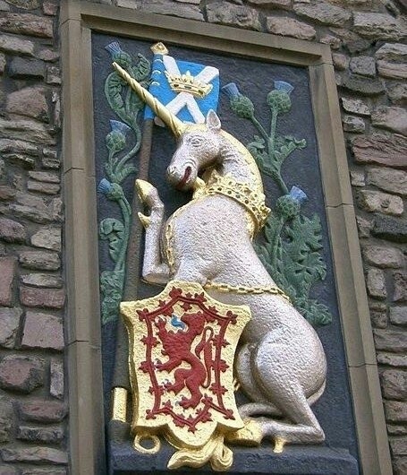 National Unicorn Day - Scotland
In heraldry the unicorn is best known as the symbol of Scotland. The unicorn was chosen because it was seen as a proud and haughty beast which would rather die than be captured, just as Scots would fight to remain sovereign and unconquered. Two unicorns supported the royal arms of the King of Scots, and since the 1707 union of England and Scotland, the royal arms of the United Kingdom have been supported by a